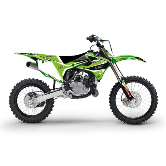 Kit déco avec housse de selle BLACKBIRD Dream 4 Kawasaki 85 KX