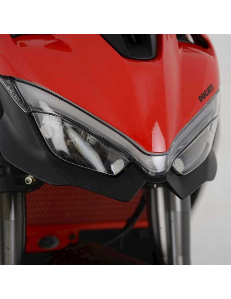 Ecrans de protection feu avant R&G RACING transparent - DUCATI Streetfighter V4