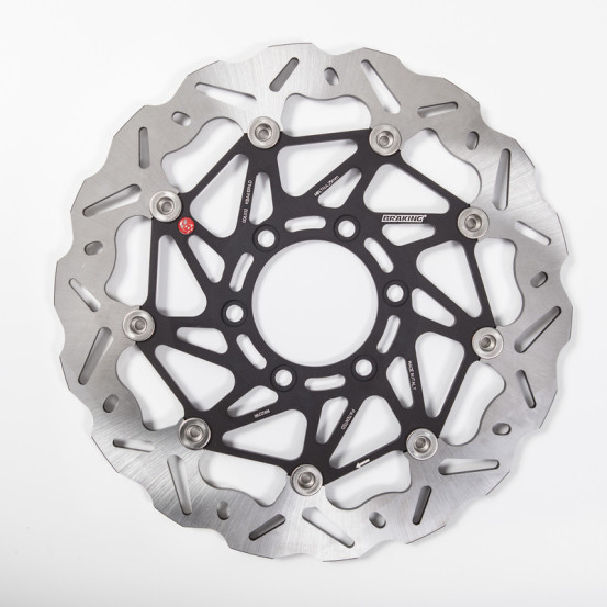 Disque de frein flottant avant droit BRAKING WAVE WK029R SBK TRIUMPH