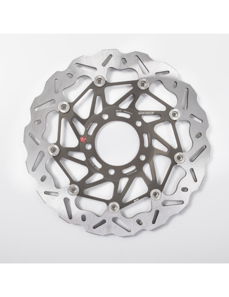 Disque de frein flottant avant gauche BRAKING WAVE WK061L SBK TRIUMPH