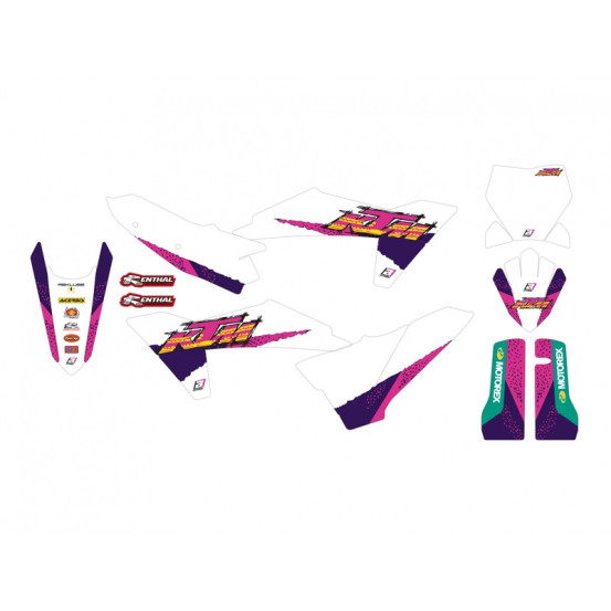 Kit déco complet BLACKBIRD Rétro KTM SX SXF 2023 - 2024