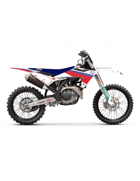 Kit déco complet + housse de selle BLACKBIRD Rétro KTM SX SX F 2023 - 2024