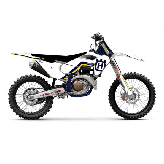 Kit déco complet + housse de selle BLACKBIRD Retro HUSQVARNA FC TC 2023- 2024