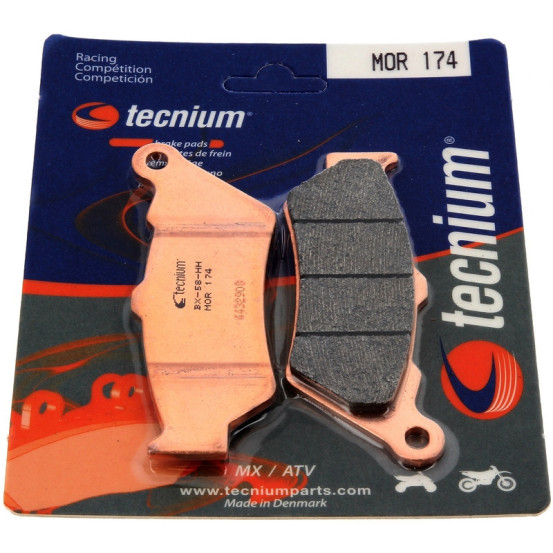 Plaquettes de frein avant TECNIUM MOR 174