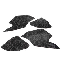 Kit grip de réservoir 4 pièces R&G RACING Race Grip noir DUCATI Panigale / StreetFigther V4 2018 - 2024
