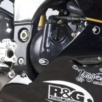 Couvre carter d'embrayage R&G RACING noir KAWASAKI ZX10R 2004 - 2005