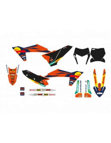 Kit déco complet BLACKBIRD KTM Factory 23 KTM SX SX F 2023 - 2024