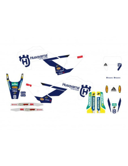 Kit déco complet BLACKBIRD Husqvarna Factory 23 HUSQVARNA TC FC 2023 - 2024