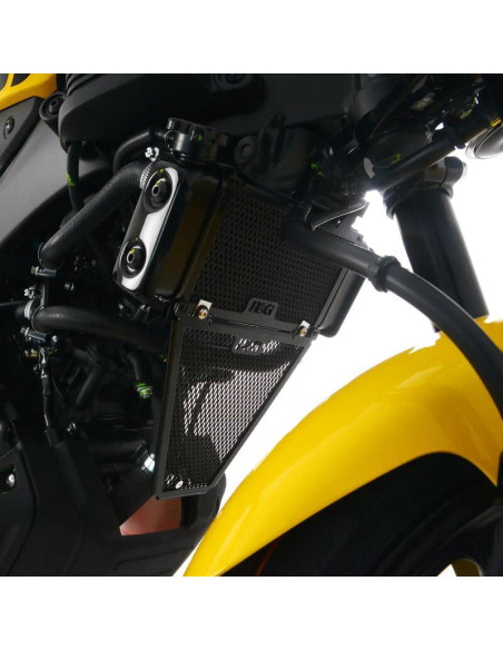 Protection de radiateur R&G RACING titane YAMAHA MT 125 2020 - 2024