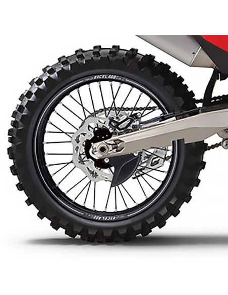 Roue arriere EXCEL A60 Moyeux Argent Cercle Noir KTM HUSQVARNA GAS GAS