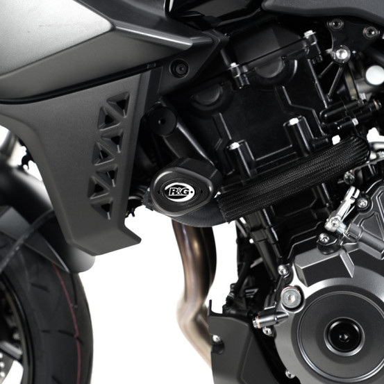 Tampons de protection R&G RACING Aero noir SUZUKI 800 GSX-8S 2023 - 2024