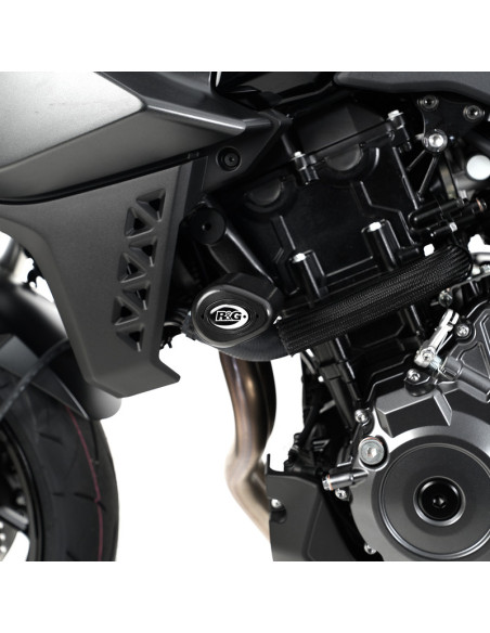 Tampons de protection R&G RACING Aero noir SUZUKI 800 GSX-8S 2023 - 2024