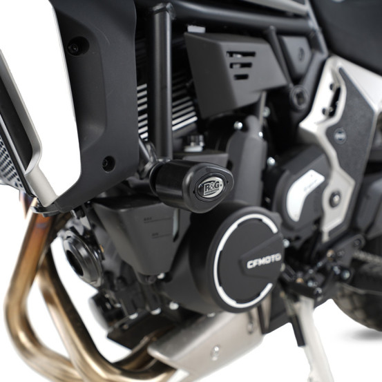 Tampons de protection R&G RACING Aero noir CF MOTO 700 CL-X 2022 - 2024
