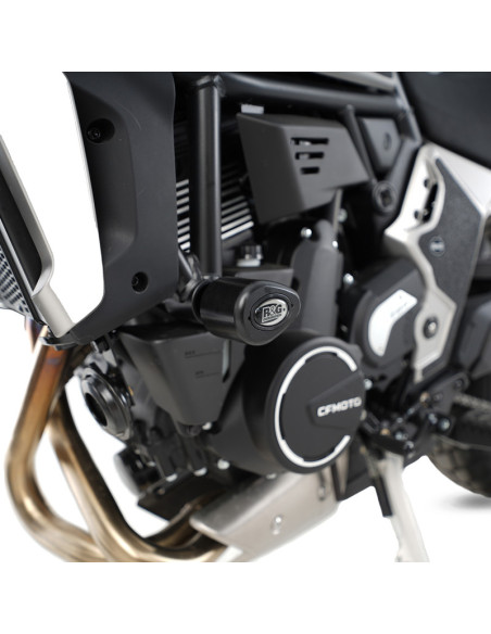 Tampons de protection R&G RACING Aero noir CF MOTO 700 CL-X 2022 - 2024