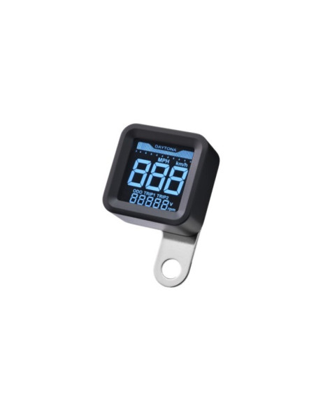 Compteur de vitesse numérique LCD DAYTONA Cube - 399 km/h + Compte tours