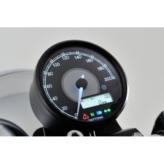 Compteur de vitesse et compte tours moto DAYTONA VELONA80 - 200 km/h