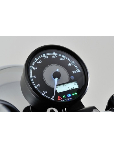 Compteur de vitesse et compte tours moto DAYTONA VELONA80 - 200 km/h