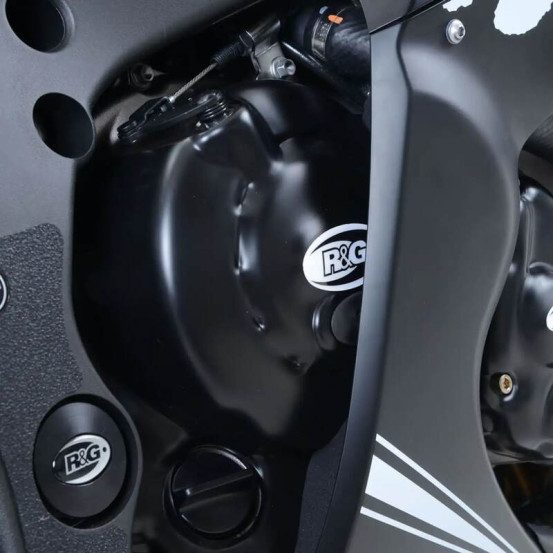 Couvre carter d'embrayage R&G RACING PRO noir KAWASAKI ZX10R 2006 - 2007