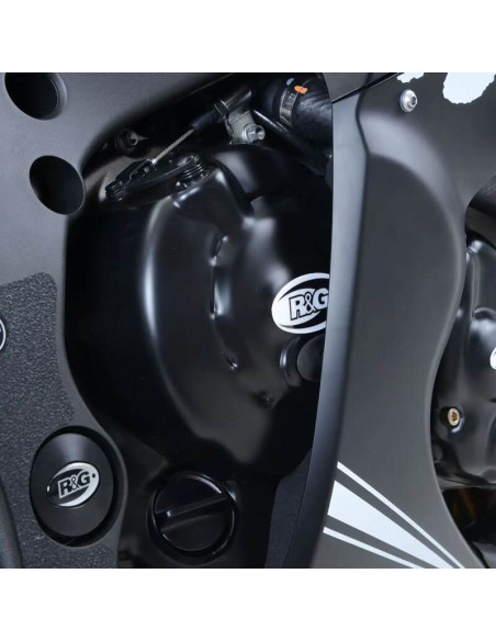 Couvre carter d'embrayage R&G RACING PRO noir KAWASAKI ZX10R 2006 - 2007