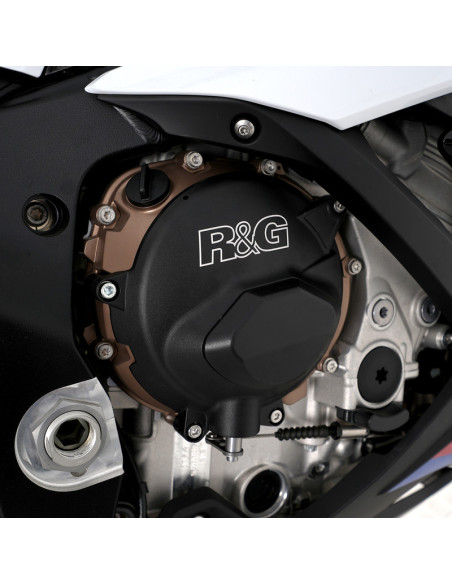 Couvre carter d'embrayage R&G RACING PRO noir BMW M 1000 R / BMW s1000 R RR / BMW s1000 XR 2020 - 2024