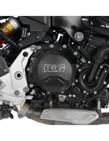 Couvre carter d'embrayage R&G RACING PRO noir BMW 900 F/R/XR 2020 - 2024