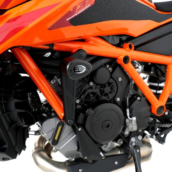 Tampon pare carter R&G RACING Aero noir KTM 1390 Super Duke 2023 - 2024