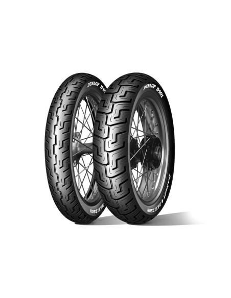 Pneu Avant Custom DUNLOP D401F HARLEY-D 100/90-19 M/C 57H TL