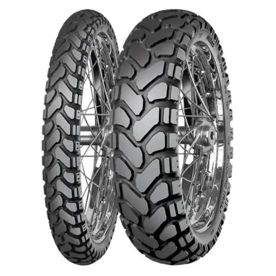 Pneu avant MITAS ENDURO TRAIL+ DAKAR - 120/70B19 60H TL/TT M+S Jaune Jaune