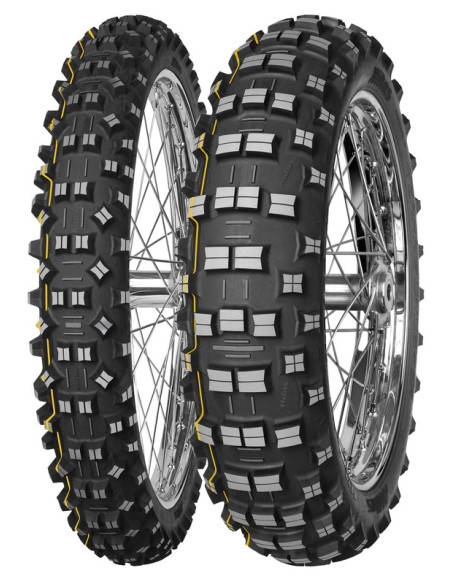 Pneu Avant Enduro MITAS Terra Force-EF 90/100-21 57R TT FIM Super Jaune