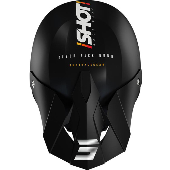 Casque cross Shot 2022 Furious Story - Orange Mat