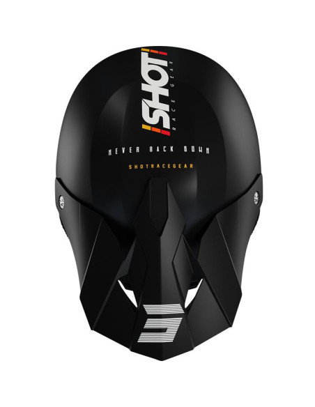 Casque cross Shot 2022 Furious Story - Orange Mat
