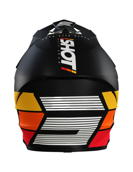 Casque cross Shot 2022 Furious Story - Orange Mat