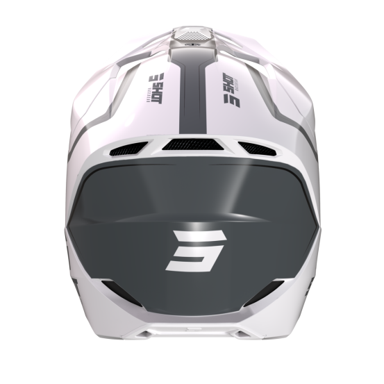 Casque cross Shot 2023 Furious Reflex - Blanc