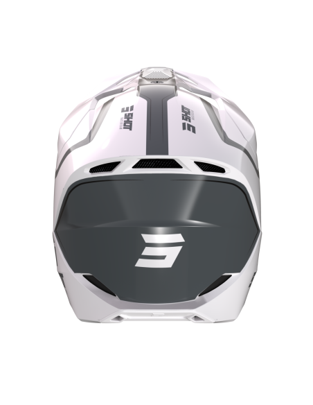 Casque cross Shot 2023 Furious Reflex - Blanc
