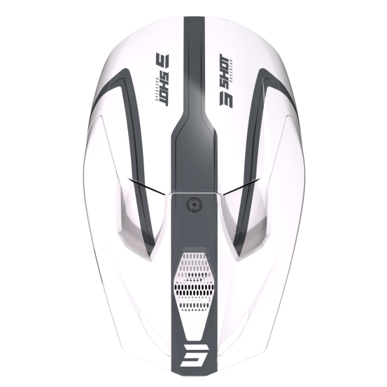 Casque cross Shot 2023 Furious Reflex - Blanc