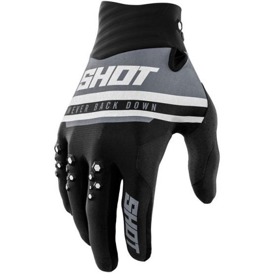 Gants cross Shot 2021 Contact Shining - Noir