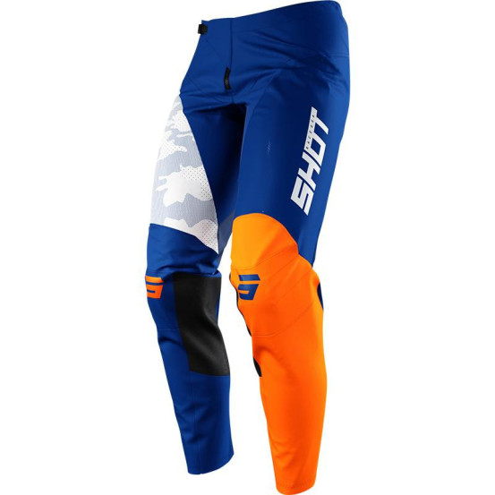 Pantalon cross Shot 2022 Contact Camo - Orange