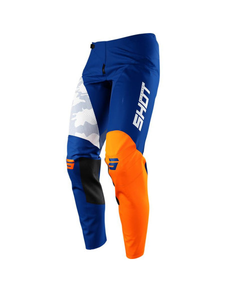 Pantalon cross Shot 2022 Contact Camo - Orange