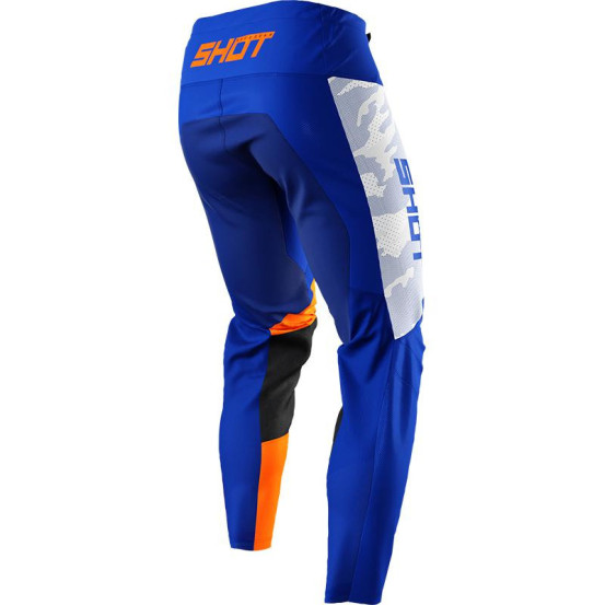 Pantalon cross Shot 2022 Contact Camo - Orange