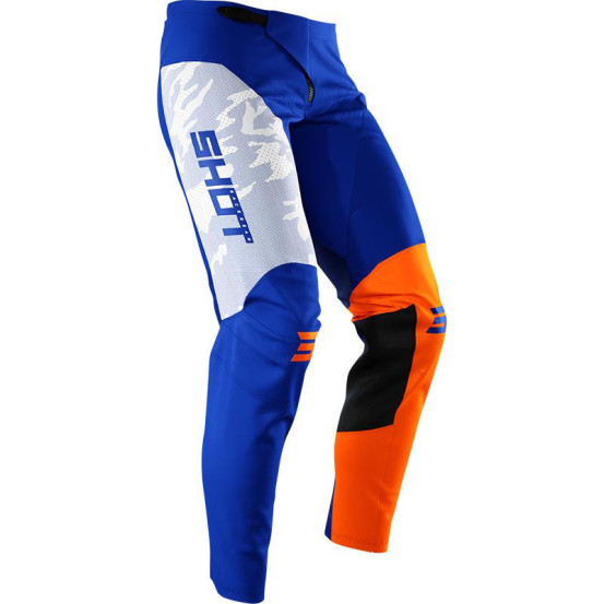 Pantalon cross Shot 2022 Contact Camo - Orange
