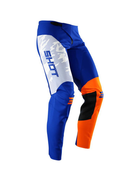 Pantalon cross Shot 2022 Contact Camo - Orange