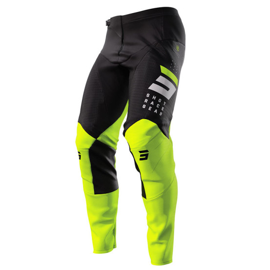 Pantalon cross Shot 2023 Contact Camo 2.0 - Jaune Fluo