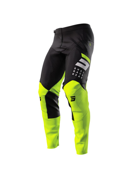 Pantalon cross Shot 2023 Contact Camo 2.0 - Jaune Fluo