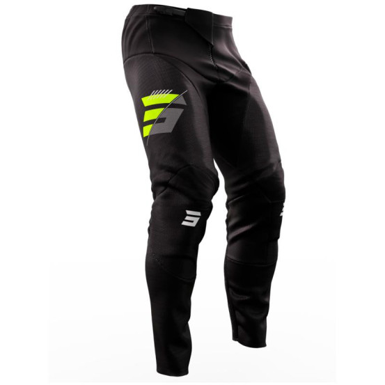 Pantalon cross Shot 2023 Contact Speck - Noir Jaune Fluo