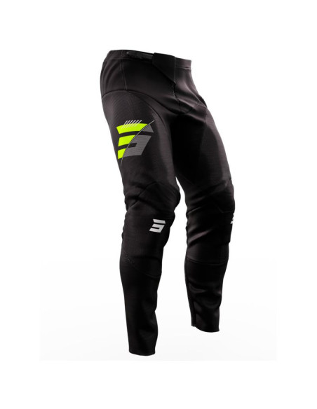 Pantalon cross Shot 2023 Contact Speck - Noir Jaune Fluo