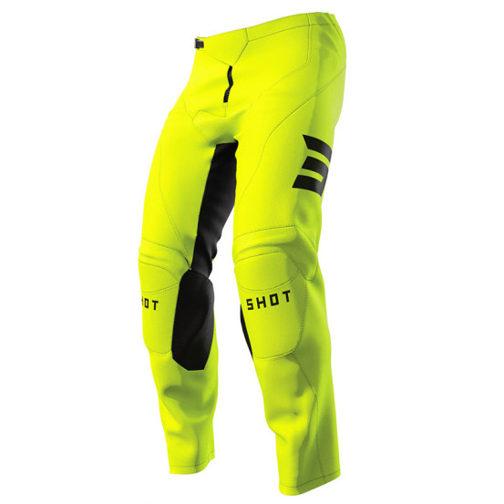 Pantalon cross Shot 2023 Raw Espace - Jaune Fluo