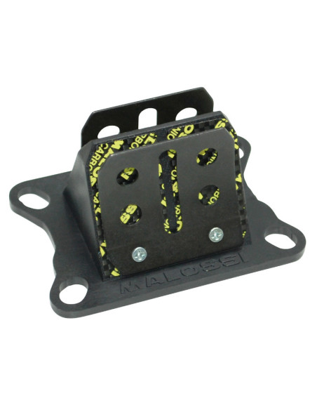Clapets 6 lamelles 0,30mm carbone MALOSSI Aprilia/Beta/Bultaco/Cagiva/CPI/Derbi/Gilera/HM/HRD/Keeway/Malaguti/Motor Hispania/..