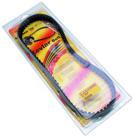 Courroie de transmission X-Kevlar renforcée MALOSSI Piaggio 50 Typhoon/NRG/Gilera 50 Stalker/Ice/Runner/Aprilia 50 SR/Peugeot..