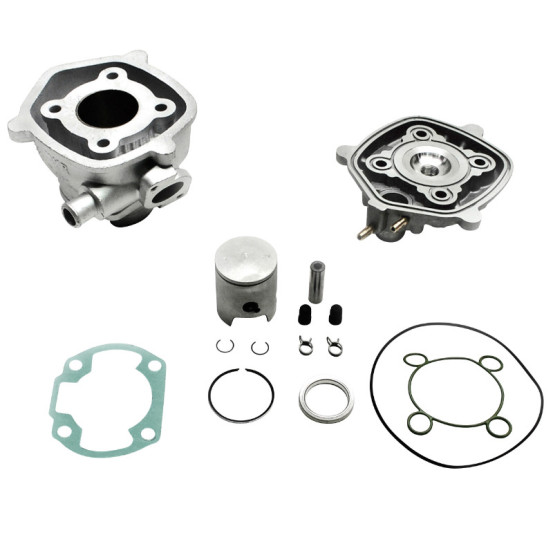 Kit haut moteur complet MALOSSI MHR 50cc MBK Nitro Mach G Yamaha Aerox Jog R Malaguti F12 F15 Aprilia SR liquide (aluminium n..