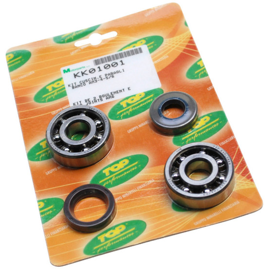 Kit roulements joints spi vilebrequin TOP PERFORMANCES Aprilia/Beta/CPI/Fantic/HM/HRD/Keeway/Malaguti/MBK/Minarelli/Motor His..